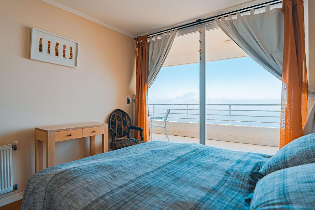 Hermoso Departamento Con Insuperable Vista Al Mar Apartamento Vina del Mar Exterior foto