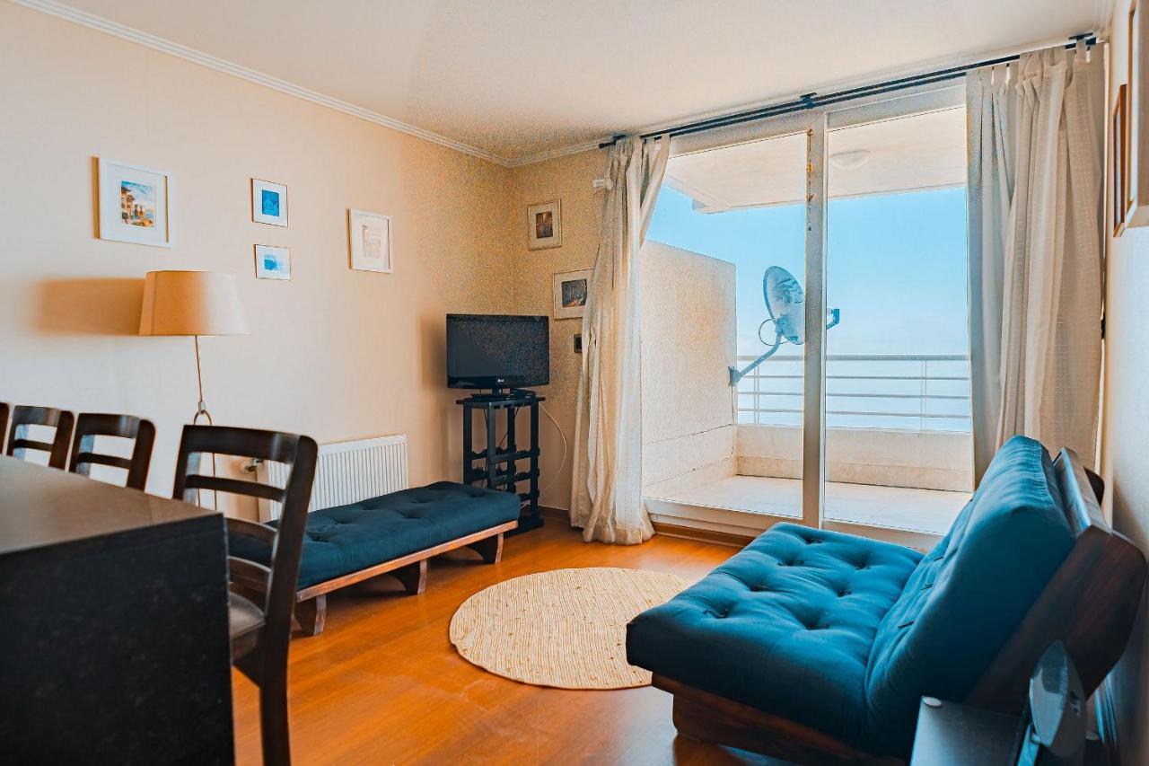 Hermoso Departamento Con Insuperable Vista Al Mar Apartamento Vina del Mar Exterior foto