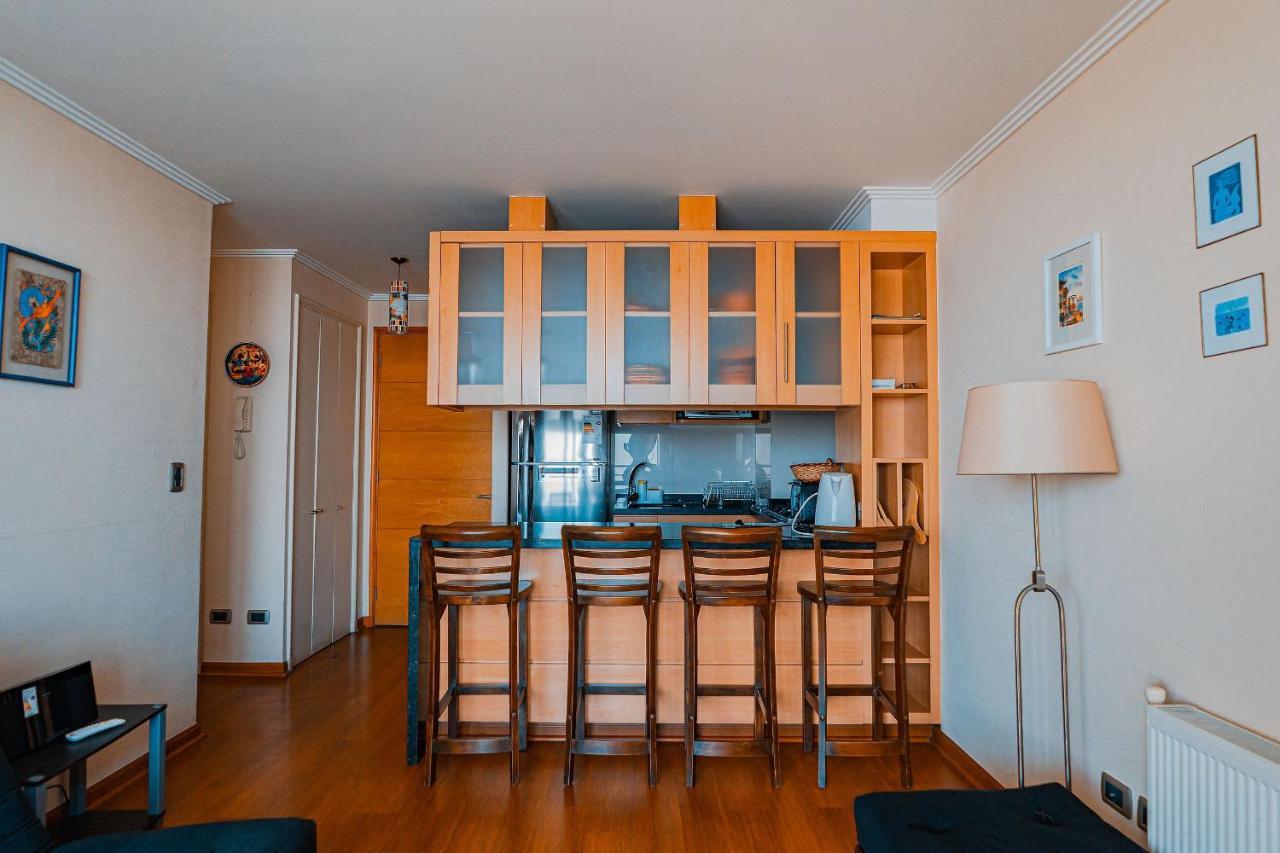 Hermoso Departamento Con Insuperable Vista Al Mar Apartamento Vina del Mar Exterior foto