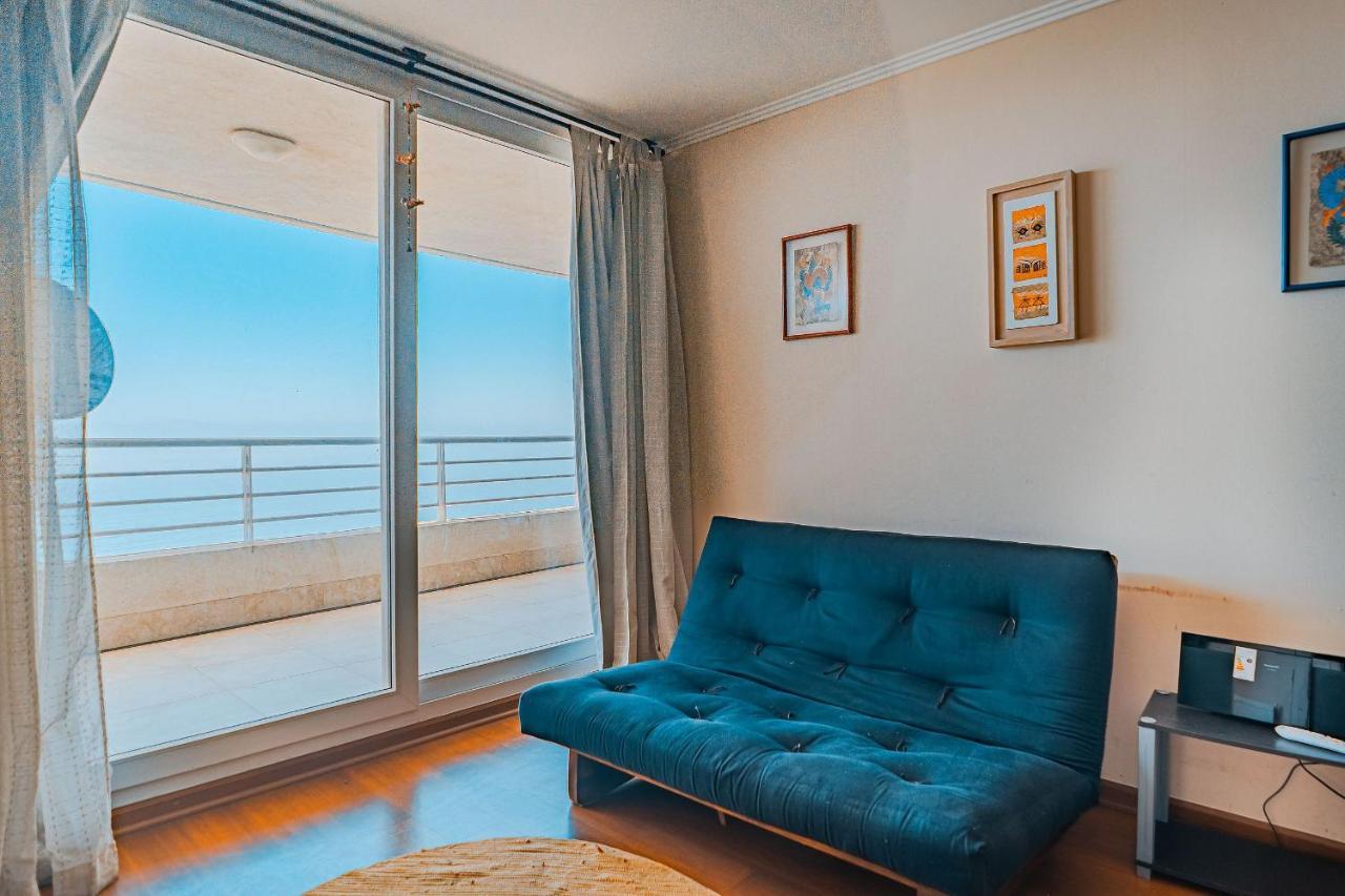 Hermoso Departamento Con Insuperable Vista Al Mar Apartamento Vina del Mar Exterior foto