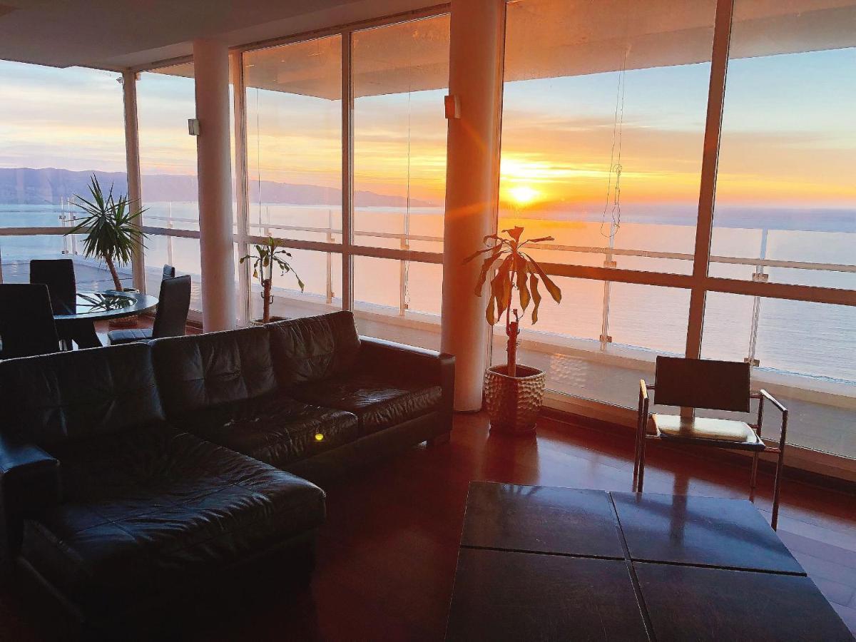 Hermoso Departamento Con Insuperable Vista Al Mar Apartamento Vina del Mar Exterior foto
