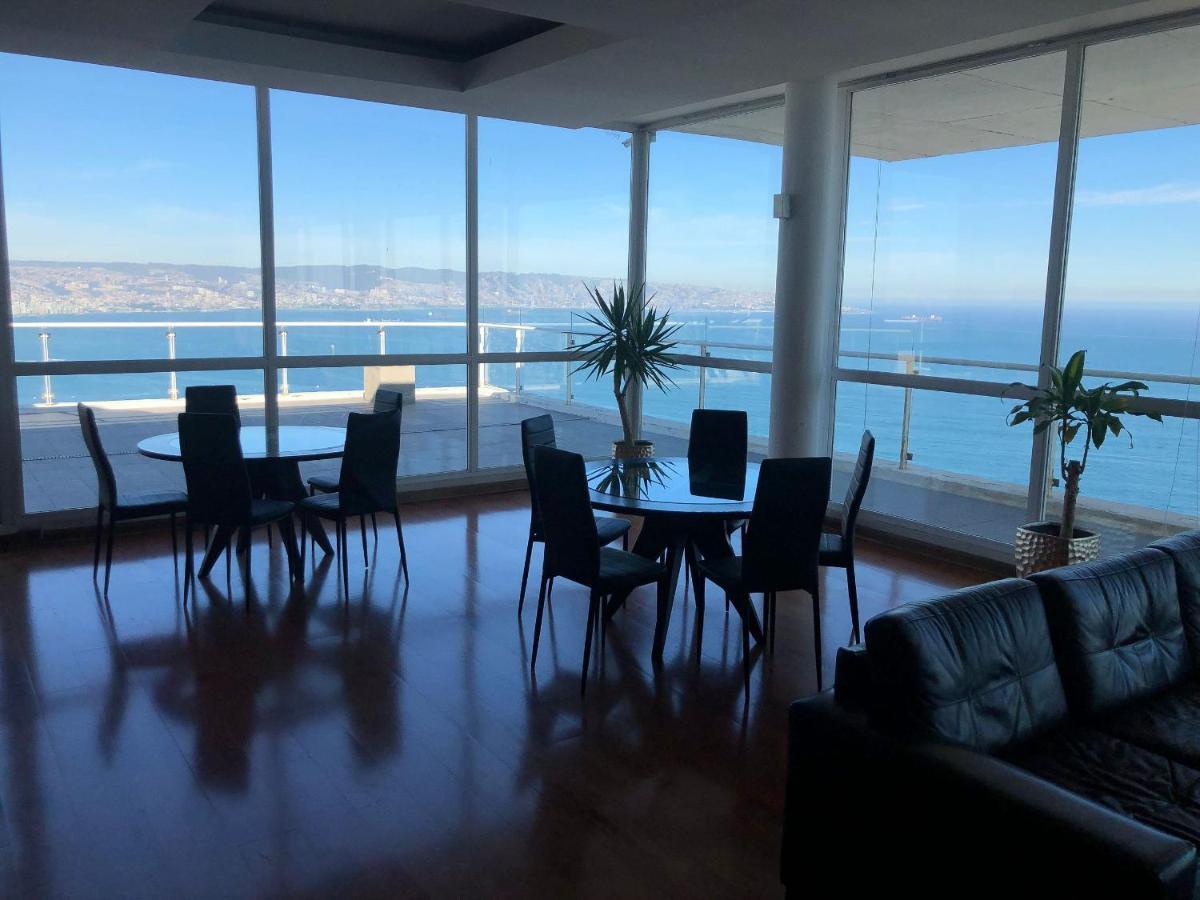 Hermoso Departamento Con Insuperable Vista Al Mar Apartamento Vina del Mar Exterior foto